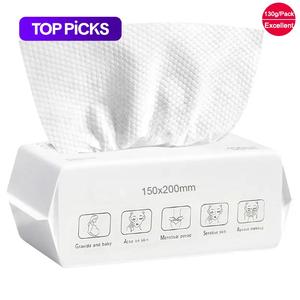 disposable face towel, 1/2/4/6/8/10 packs soft multi-purpose facial dry wipe for skin care & makeup removal, hand towel tissue, facial tissues cleaning tool for hotel home, hygiene products, hand towel tissue, household items