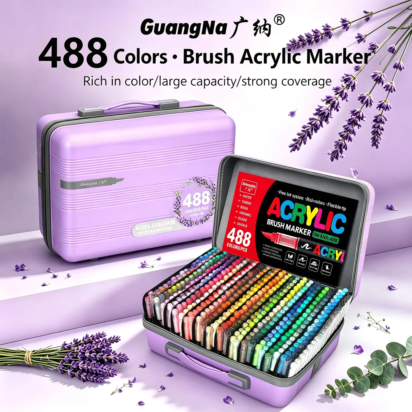 488/408/360 Colors Liquid Marker Pens, Soft Tip Acrylic Markers, Non-Transparent, Layerable, School Supplies, Art DIY, Diy Painting Supplies, High-Quality Drawing Tools