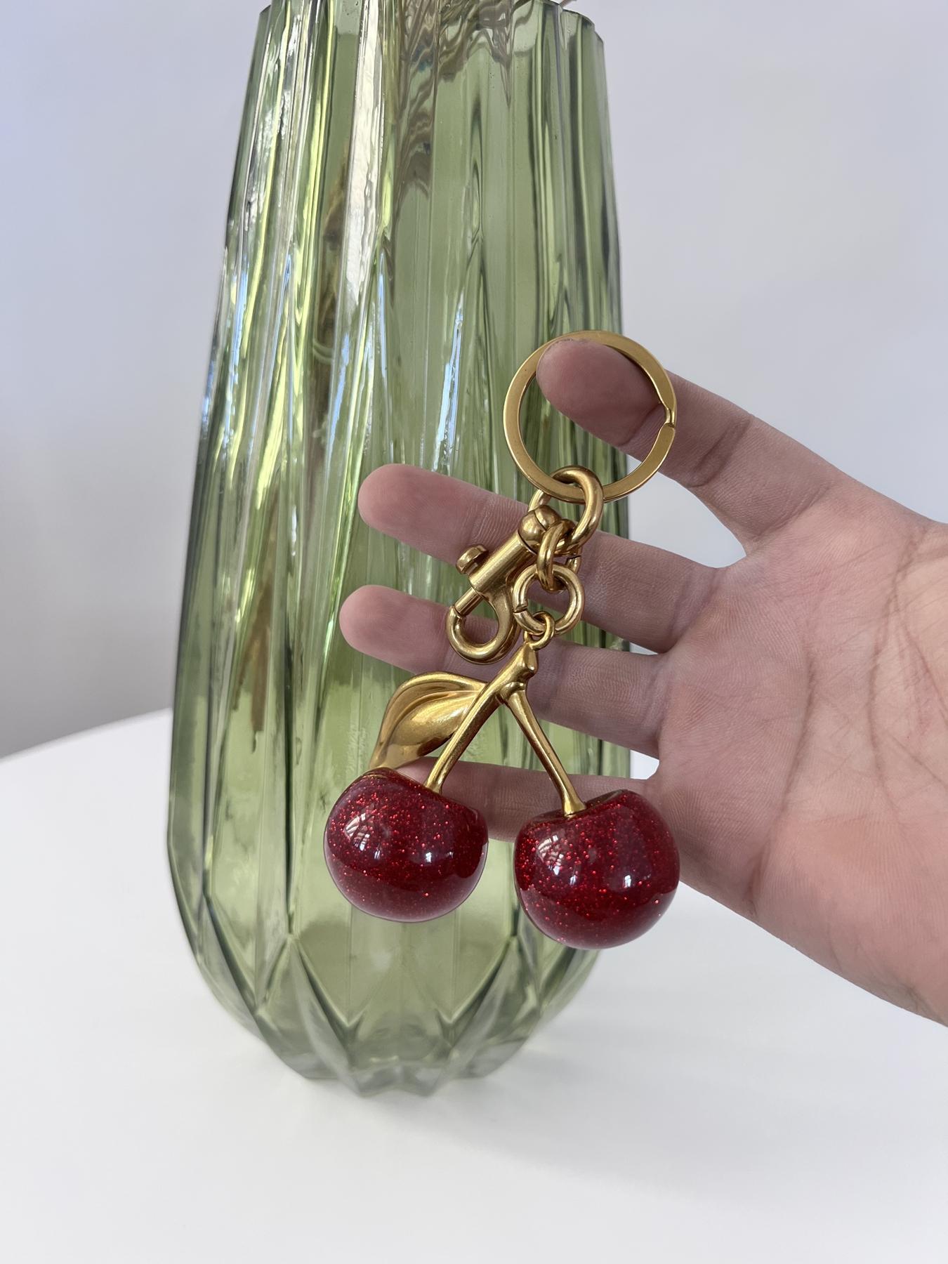 Cherry Design Bag Charm, Cute Bag Decoration, Bag Charm for Women & Girls, Fashion Bag Accessories for Daily Use