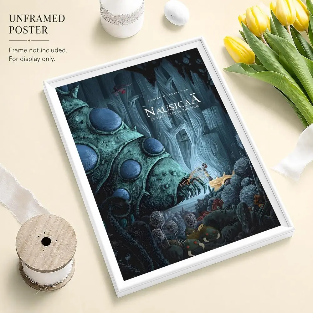 Nausicaä of the Valley of the Wind Poster, HD Self-Adhesive Waterproof Wall Decor, Ideal for Home Hotel Apartment, Perfect Gift