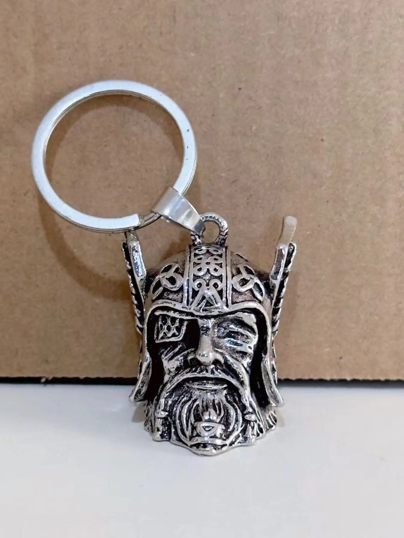 One-Eyed General Christmas/halloween Bell, Motorcycle Bell/keychain, Unisex, with Pendant, Lucky Riding Bell, Motorcycle Accessories