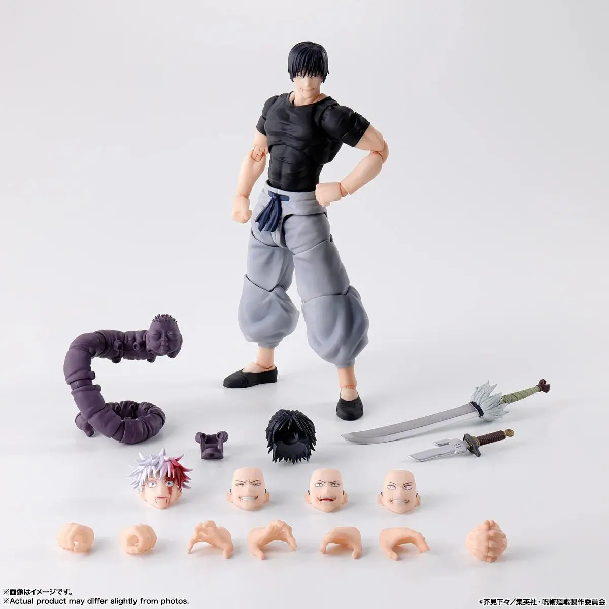 Original Jujutsu Kaisen Anime Fushiguro Toji S.H.Figuarts Plastic Action Figure, Collectible Toy Model for Anime Fans, Action Figures, Poseable Parts