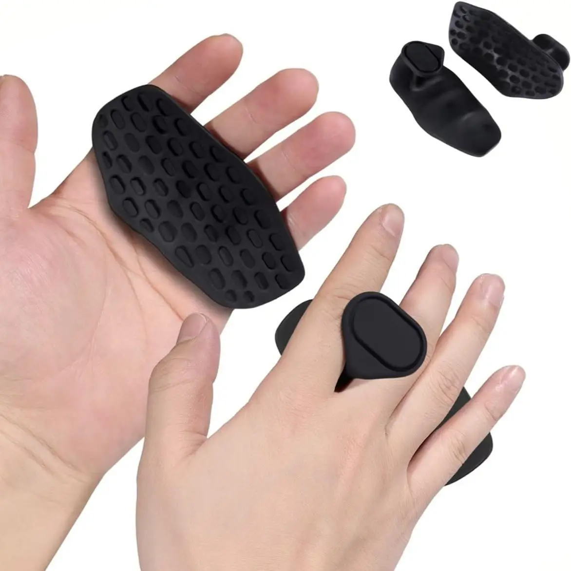 New Silicone Palm Protector Anti-Slip Pad, Grip Strengthener for Weightlifting, Fitness Hand Gripper, Exercise Equipment