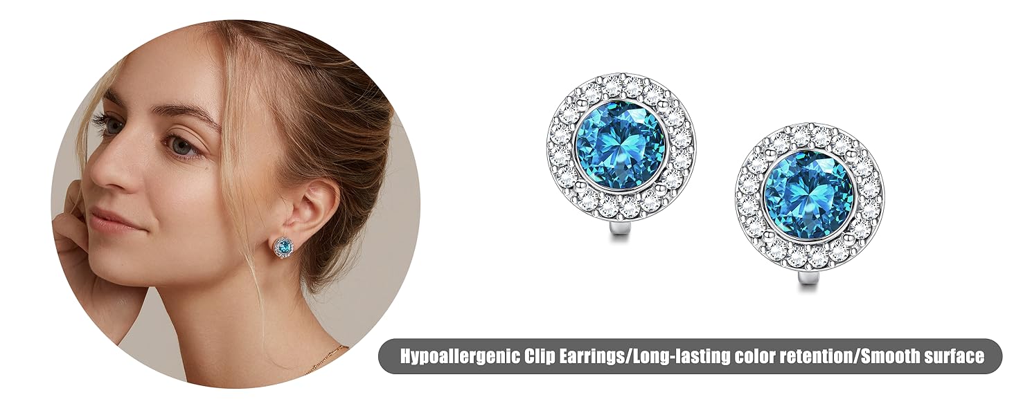 MILACOLATO Elegant Clip on Earrings for Women Crystal Wedding Earrings Clip on Rhinestone Dance Competition Stage Opera Performance Earrings Formal Earrings for Brides Bridesmaids Non Pierced Jewelry MILACOLATO Elegant Clip on Earrings for Women Crystal Wedding Earrings Clip on Rhinestone Dance Competition Stage Opera Performance Earrings Formal Earrings for Brides Bridesmaids Non Pierced Jewelry