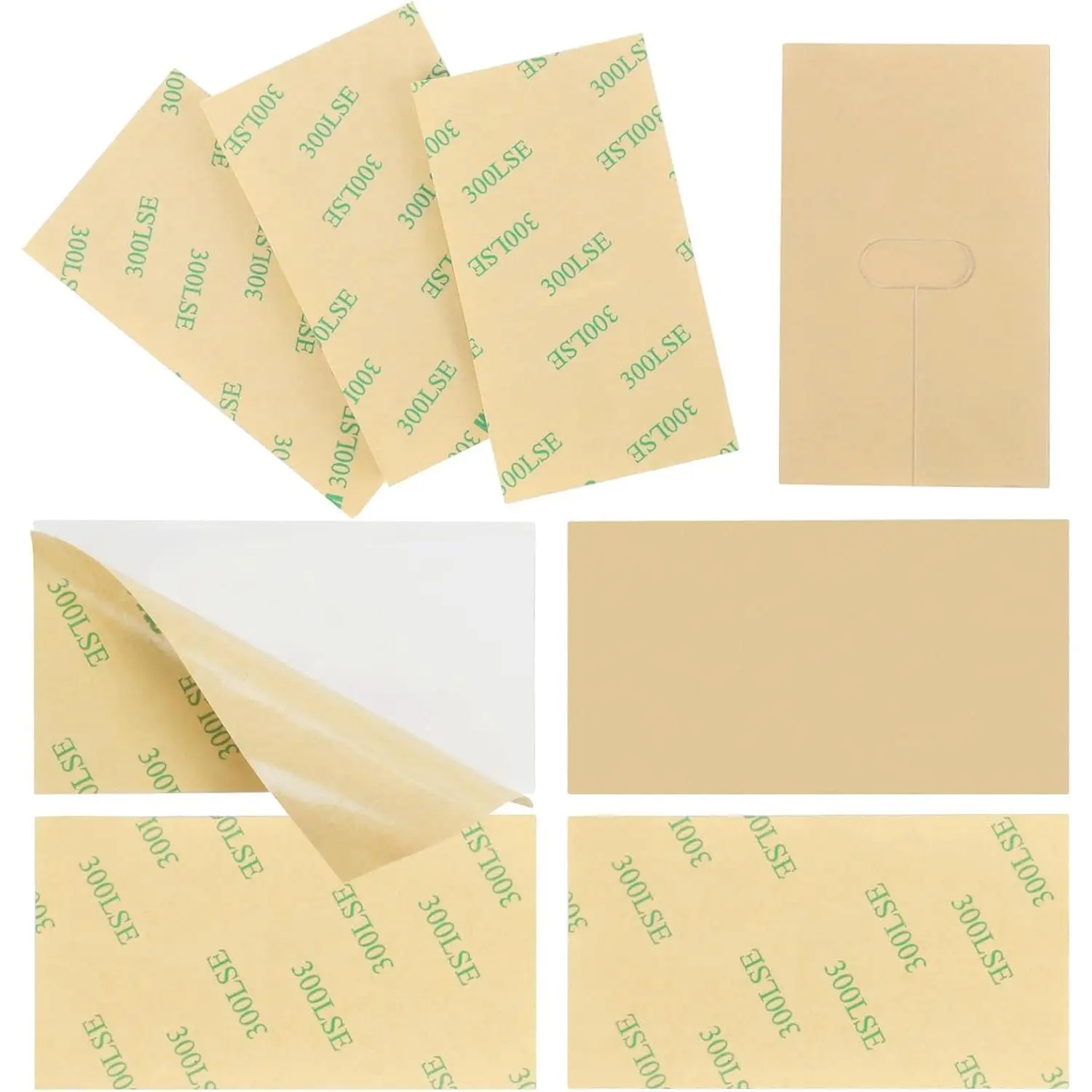 8 Vertical Blind Repair Tabs, Horizontal Blinds Repair Kit for Replacement Slats & Parts, 4 with String Holes, 4 Without (2IN)