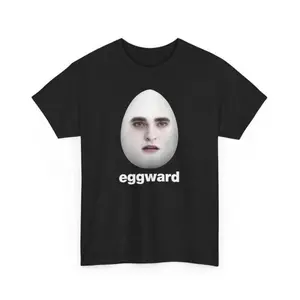 🔥 🥚 😂 Twilight Eggward Graphic Tee Funny Edward Cullen Parody Shirt Sarcastic Robert Pattinson Meme Top Mens Streetwear Gift Idea