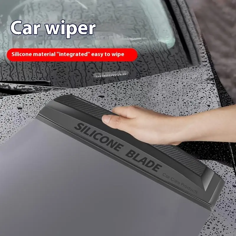 1pc Silicone/Rubber Windshield Cleaning Windscreen Wiper - Noiseless Soft Panel, Scratch-Free for Cars, Motorcycles, RVs Vehicle Cleaning, Windshield Cleaning Windscreen Wipers