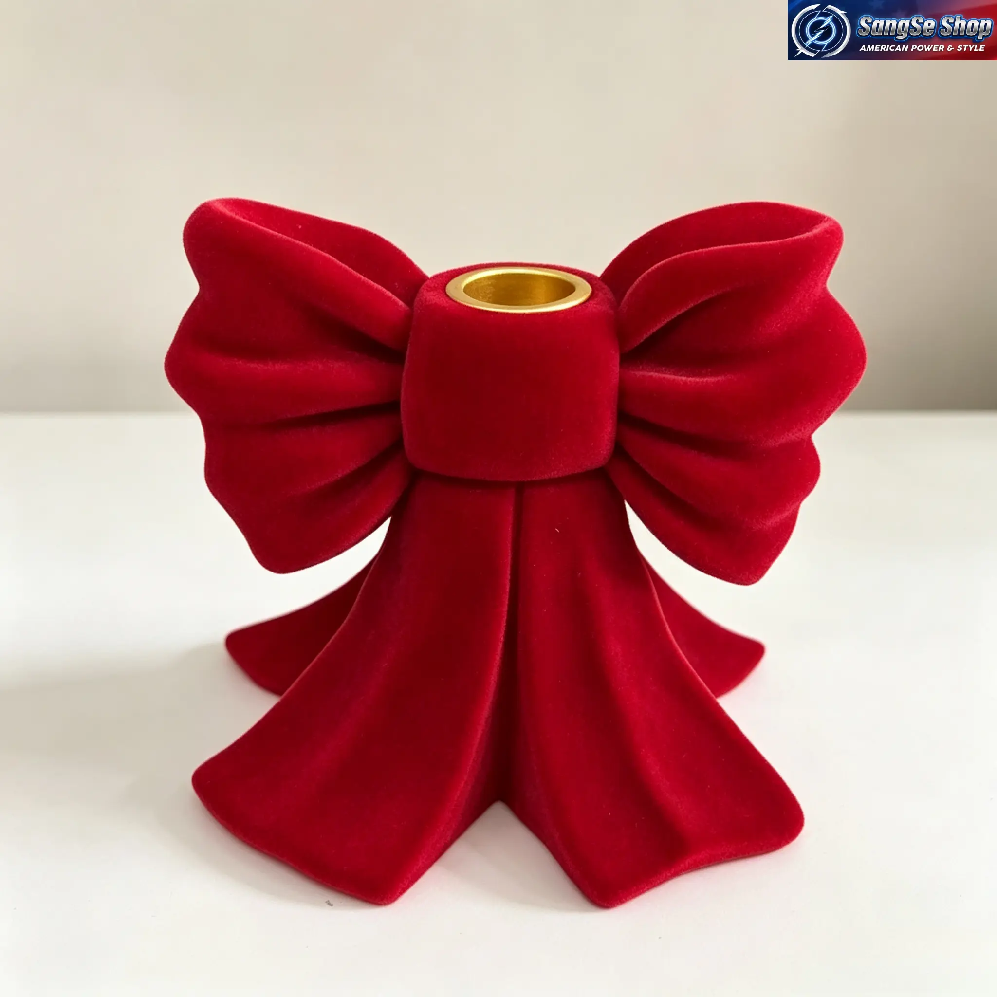 1/3Pcs Red Velvet Bow Candle Holder, Aesthetic Taper Candlestick Holder, Coquette Home Decor, Elegant Table Centerpiece for Romantic Dinner, Wedding, Christmas, Valentine’s Day, Bedroom, Mantel & Holiday Decoration