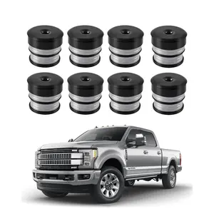 【DealsForYouDays】VEVOR Body Mount Bushing Kit, Compatible with 2008-2016 F250 F350 Super Duty, 64 PCS Silicone Body Mount Kit, Quick Replacement, Durable Components for Improving Bumpy Driving Performance, Gray