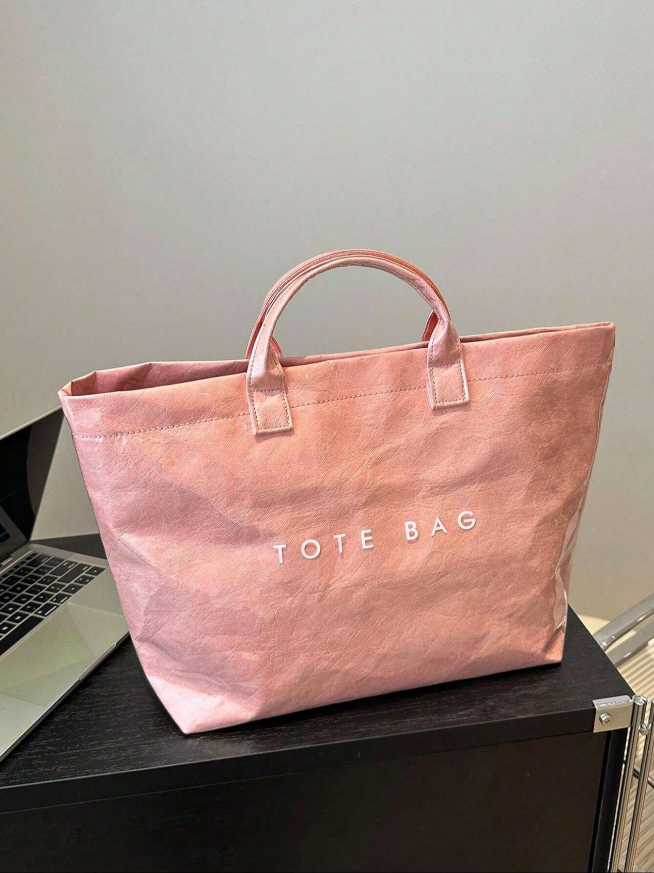 Large-Capacity Shopper Handbag for Women, Casual Versatile High-Quality Daily Commuting Tote Bag, Lightweight Fashionable Shopping Bag, Christmas Gift