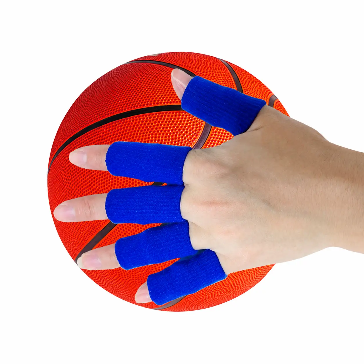 Lightweight Breathable Knuckle Protector for Basketball and Volleyball – Anti-Slip Finger Support Sleeve with Joint Compression, Flexible Fit for Sprain Prevention and Enhanced Grip During High-Intensity Play