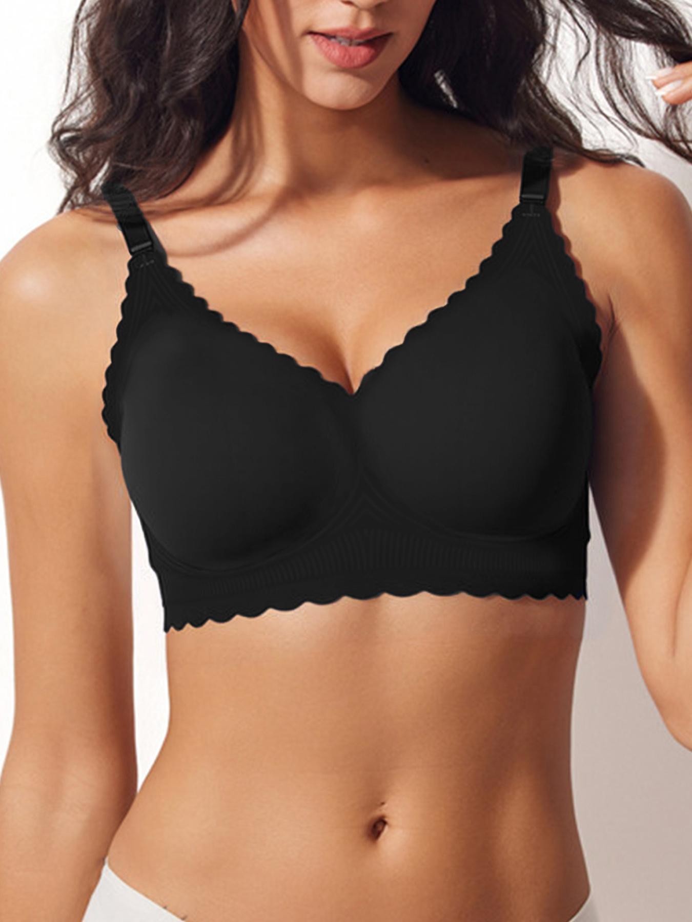 FZ 1/2/3PCS EssElegance Push-Up Seamless Bra - Adjustable Straps & Wire-Free Support for Daily Wear, Ultra-Soft Breathable Fabric