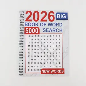 2026 Big Book of Word Search, 5000 New Words, Large Print, Puzzle Book for Adults & Seniors, Brain Games, Activities, Stress Relief Workbook