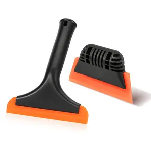 15.24cm Small Silicone Squeegee 5-inch Handy Small Rubber Window Shower Squeegee Auto Water Blade for Car Windshield, Small Squeegee for Shower Glass Door Mini Silicone Squeegee for Window, Door, Bathroom, Mirror, Car Window