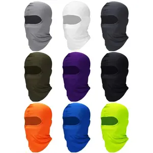 2026 New Pack of 6/8/9 UV Protection Neck Gaiter Balaclava Face Masks, Breathable Stretch Sports Neck Cover Bandanas for Skiing Cycling Running Men & Women, Multi-Style Summervibes Outdoor Accessory, Ideal Father’s Day & Christmas Party Gift