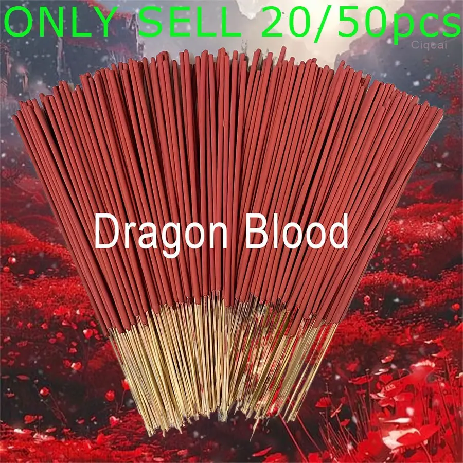Dragon Blood Incense Sticks, 20/50 Pcs Rosewood Scented Stick, Scented Pack, Scented Fragrance, Atmosphere Scent, Perfect for Home & Camping, Ideal Gift for Yoga Meditation All Occasions