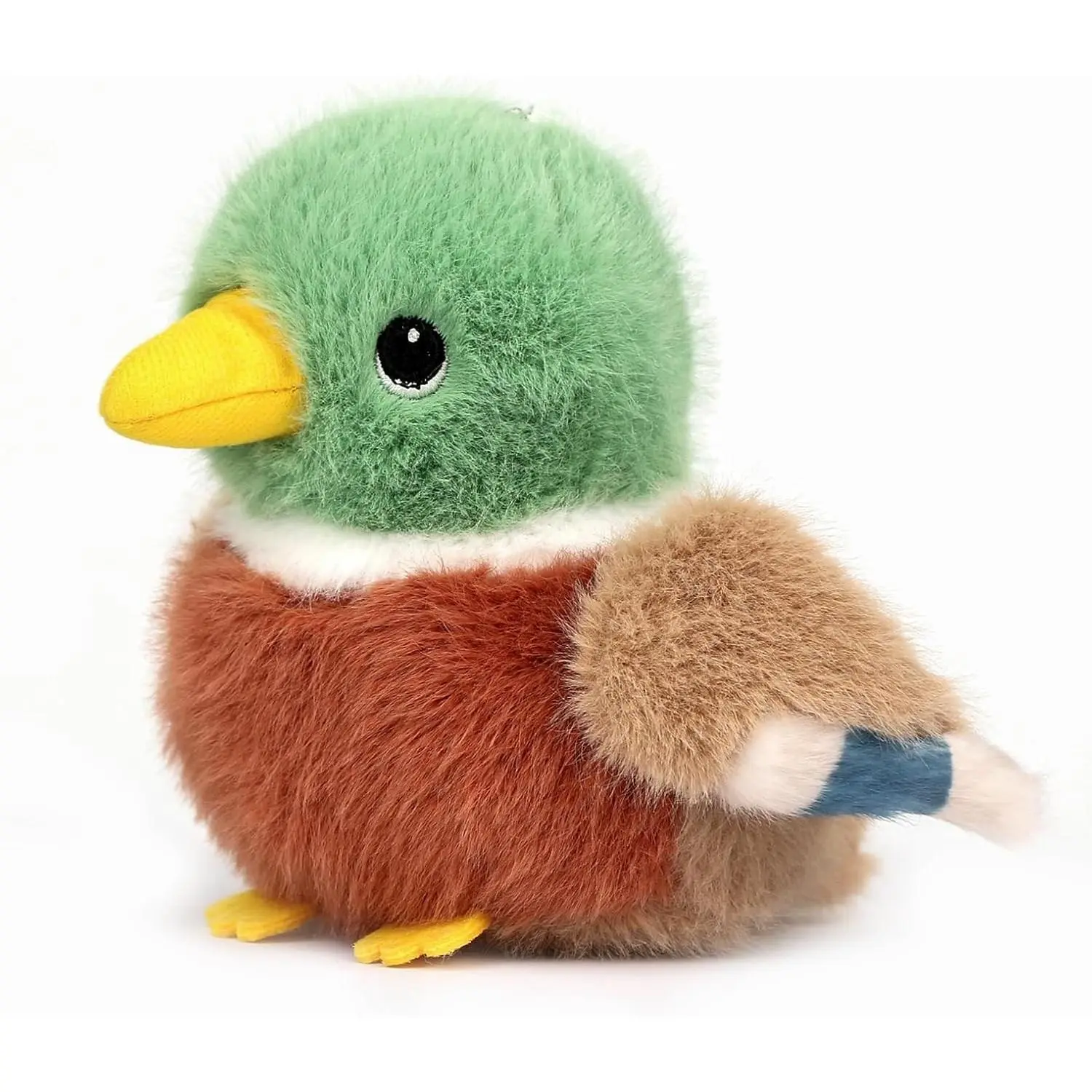 Mallard Duck Stuffed Animal 4.7 Inch Realistic Cute Plush Toy, Cute Mallard Duck Plushie Christmas Birthday Valentine's Day Gift for Kids Girlfriends
