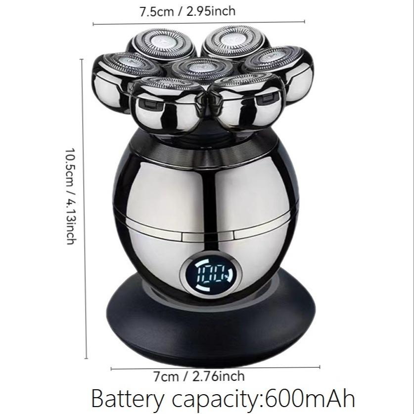 Men's Electric Shaver, 1 Box Portable Rechargeable Wet & Dry Use Shaver with Limited Comb & Cleaning Brush & Charging Cable, Great for Men Stylists Barber Barbershop