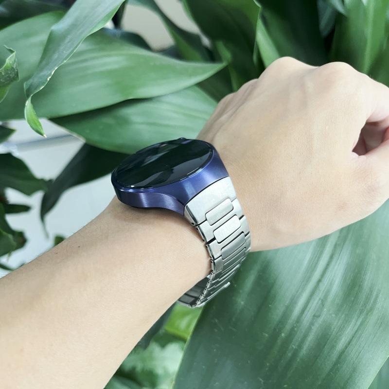Suitable for Huawei Watch5, special I-shaped seamless quick-release titanium strap, Watch5 smart watch titanium strap