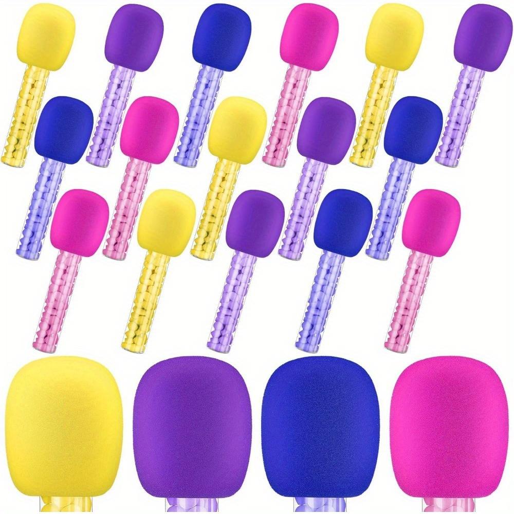 For Music Themed Parties, KTV & Bars, Creative Gift Packing Solution, 8 Pcs Microphone Shape Candy & Party Favor Boxes, With Microphone Cap, Effortlessly Create Music Themed Party, Party Favor Supplies