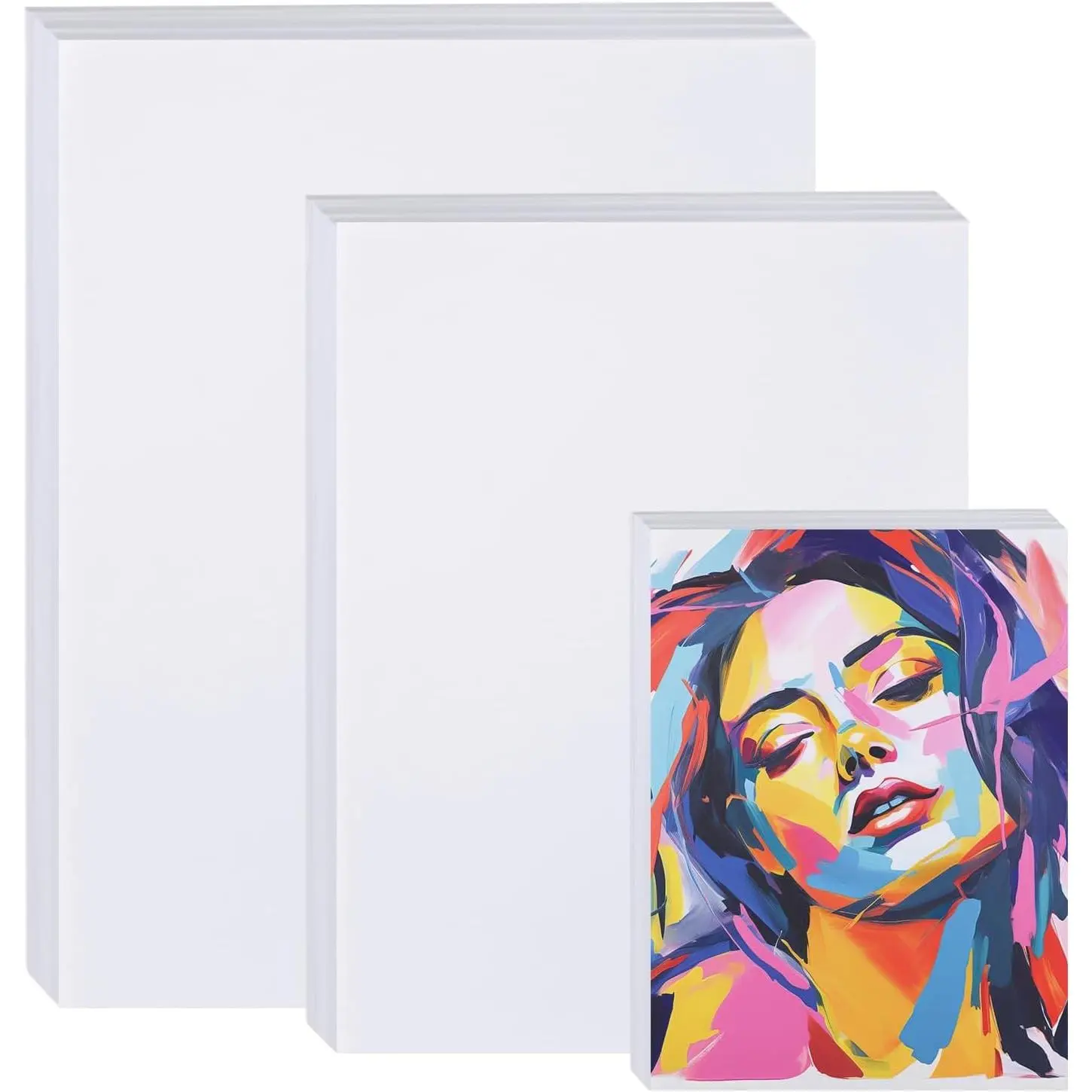 30 Sheets Mineral Stone Paper, 3 Sizes (6x8, 9x12, 11x14 Inch), Durable Waterproof Paper for Alcohol Ink, Watercolor, Sketching, and Mixed Media Art