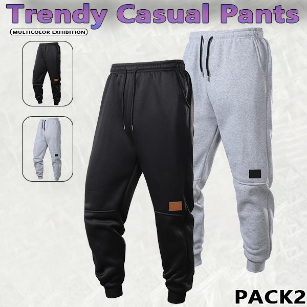 Men's sweatpants with drawstring pockets, casual and comfortable regular fit, autumn clothing, suitable for sports and fitness, daily wear men's clothing