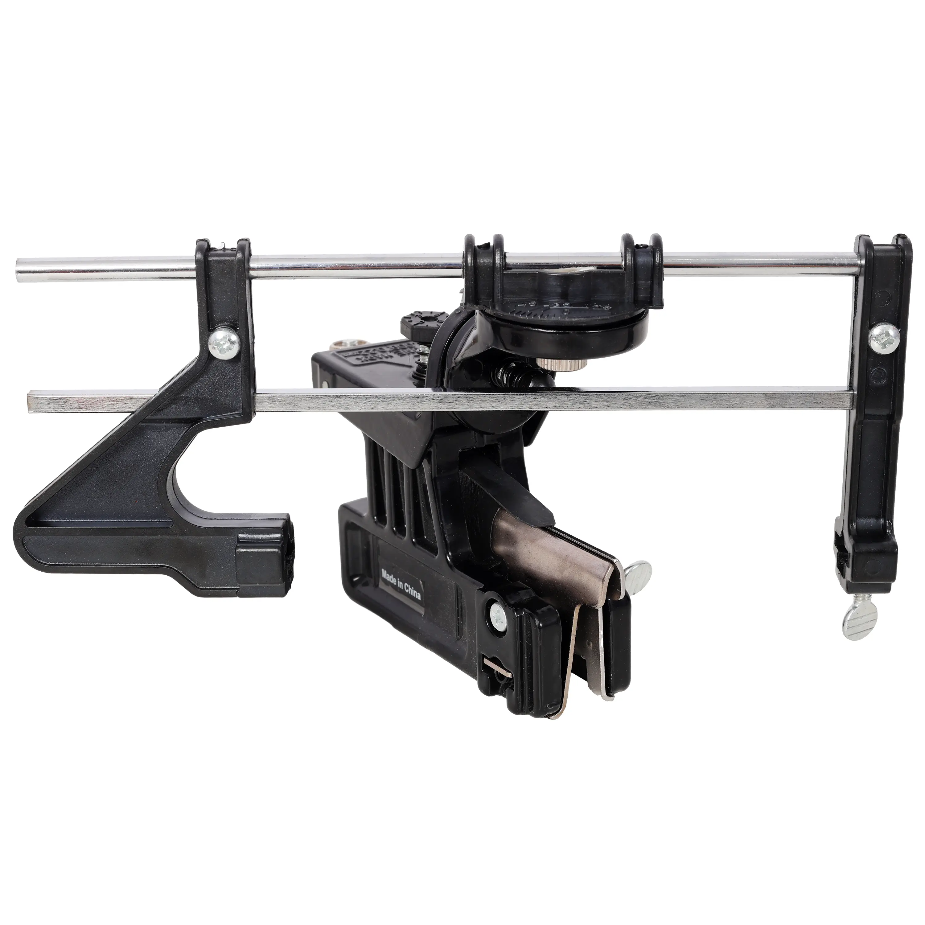 Nokaa Chainsaw Chain Sharpening Filing Guide, Portable Hand File Sharpener for Chainsaw, Universal Fit for Most Standard Pitch Chains, Steel Construction, Black, Easy to Use Manual Sharpening Guide for Outdoor and Home Use