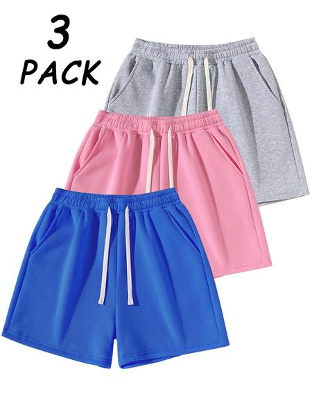 Men's Solid Color Drawstring Waist Shorts, Casual Fitted Jogger Pants for Daily Wear, Sports & Outdoor Activities, Unisex Fitness Shorts, Drawstring Athletic Shorts, Athleisure Street Shorts