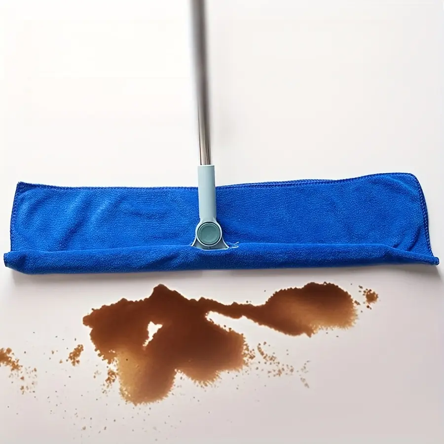 Magic Broom Floor Scraper Cloth, Home Cleaning Towel, Thickened Microfiber Mop Pad, 2pcs, Household Cleaning Supplies, Durable and Reusable