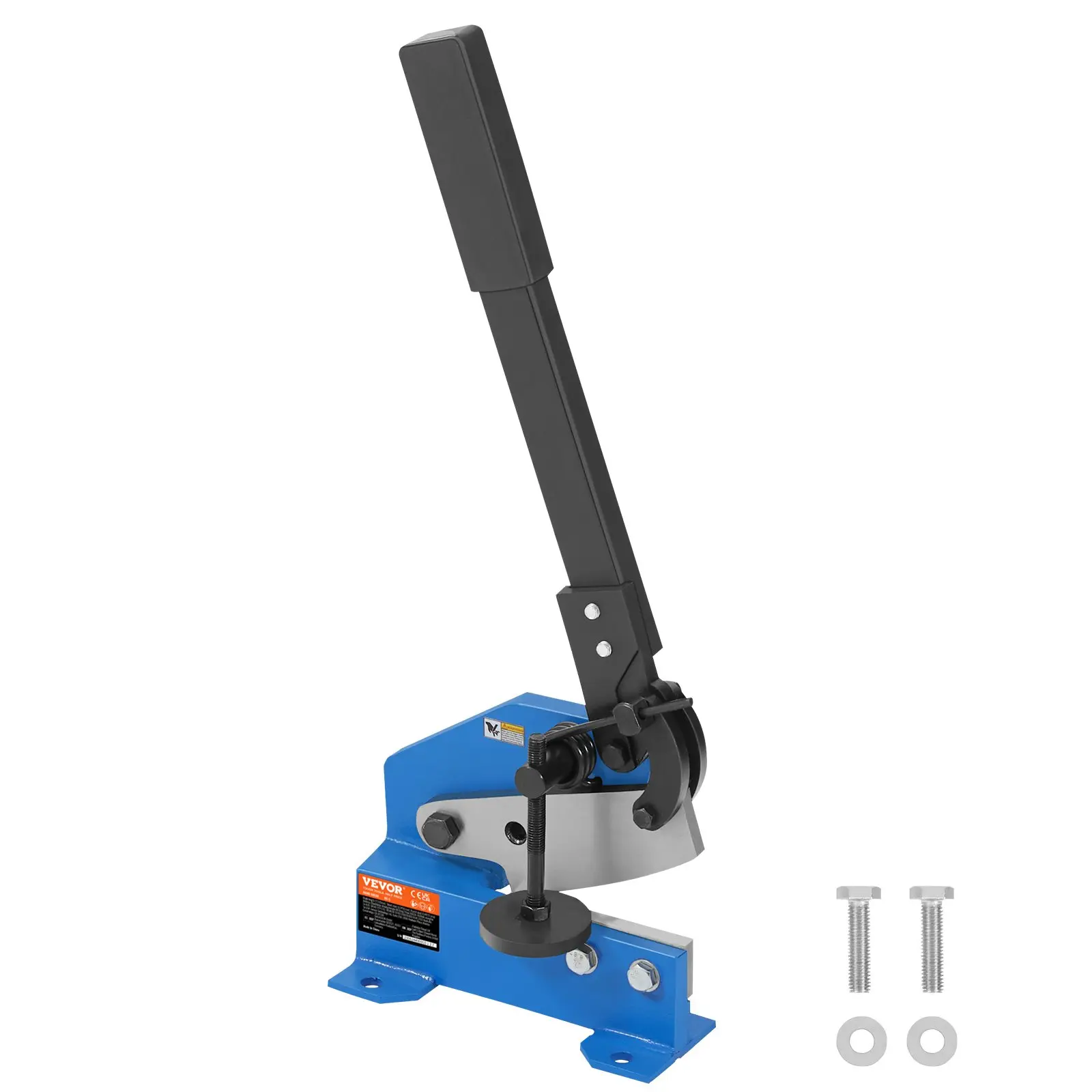 【DealsForYouDays】VEVOR 5" Manual Hand Plate Shear for Metal Sheet Processing, HS-5 Benchtop Cutter with Q235 Material, for Crafts Thick Steel Crafting, Heavy Duty Roll Press Machine for Builders, DIY Enthusiasts
