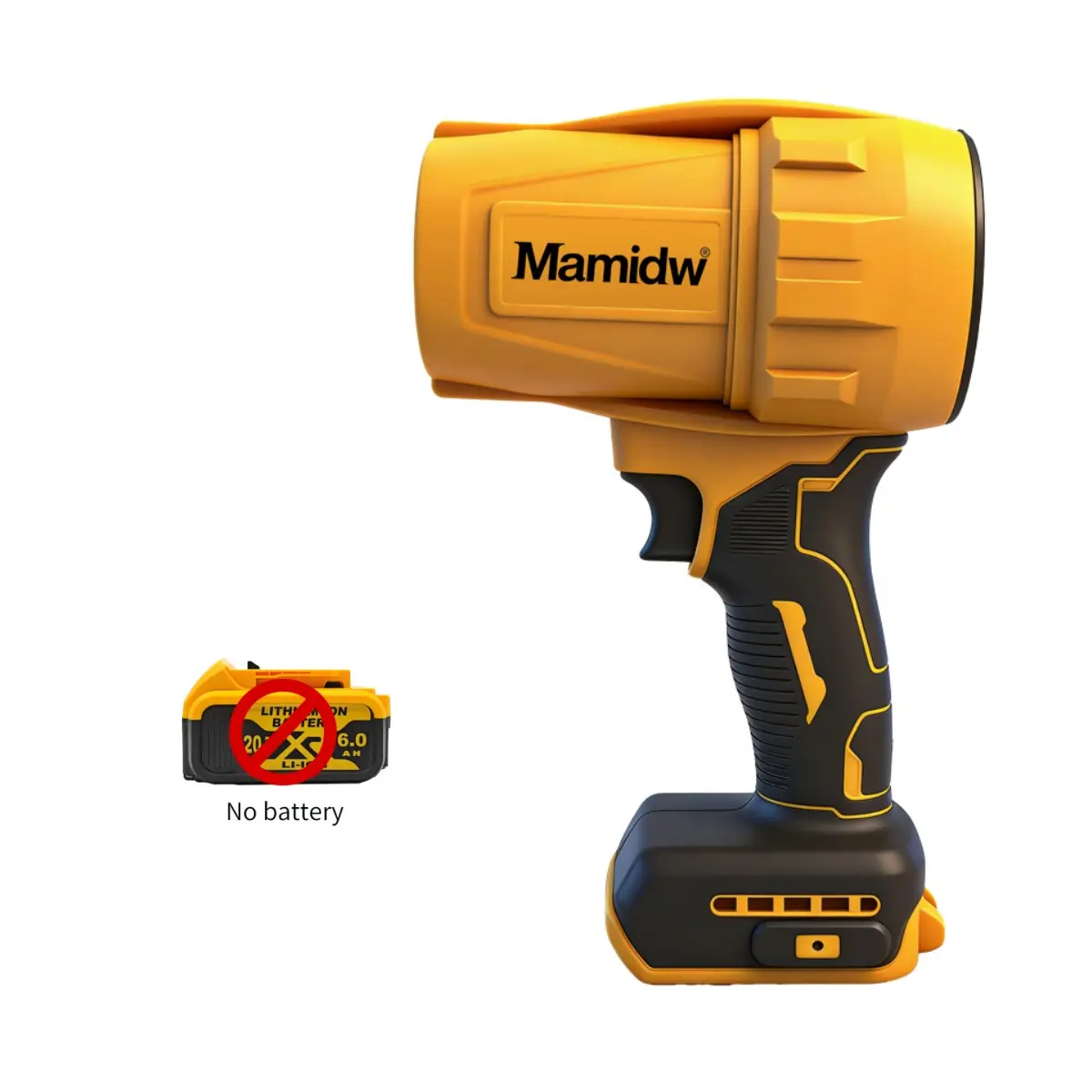 Lightweight Cordless Handheld Electric Blower, Ergonomic Design for Fatigue-Free Use, Portable Cordless Air Blower for Garden Leaves, Dust, Metal Filings & Car Interior Cleaning, Handheld Leaf Blower