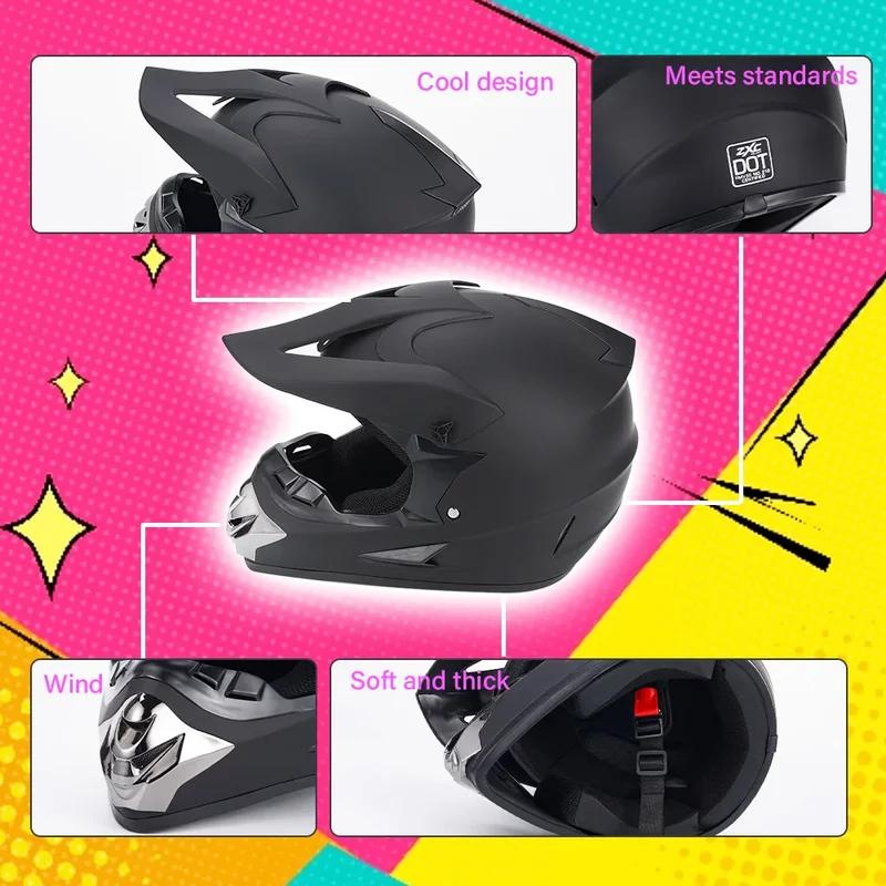 Man Woman Motocross Motorcycle Helmet ATV Motocross MTB MTB DH Racing Helmet Cross Helm Capacetes Send 3 pieces gift.
