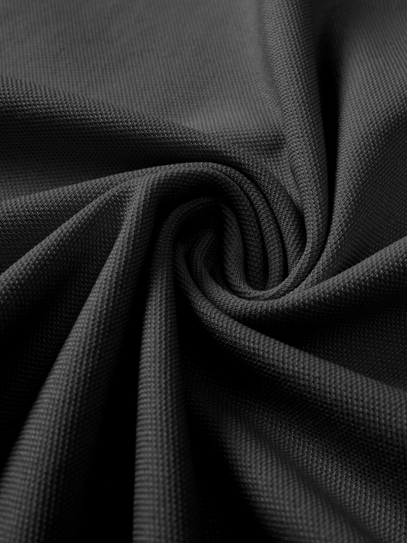 Men's Colorblock Short Sleeve Casual Collared Polo Shirt, Regular Fit Fashion Comfy Half Placket Top for Summer, Men's Clothes for Outdoor Wear, Menswear