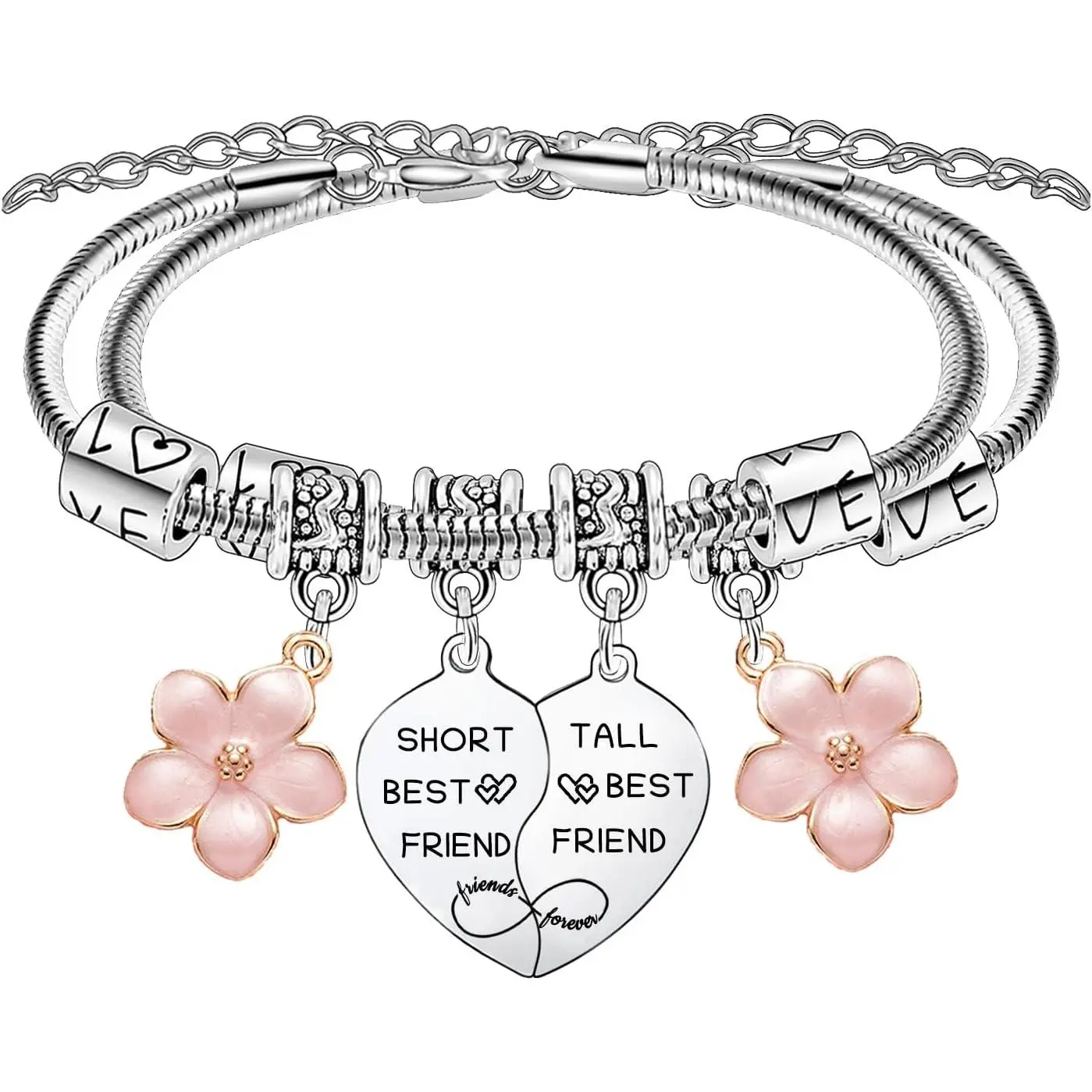 Funny Gifts for   Bracelets for 2 count Friendship Matching Bracelets for    Funny Friendship Gifts for Women Besties  Sisters Christmas Birthday Thanksgiving Presents