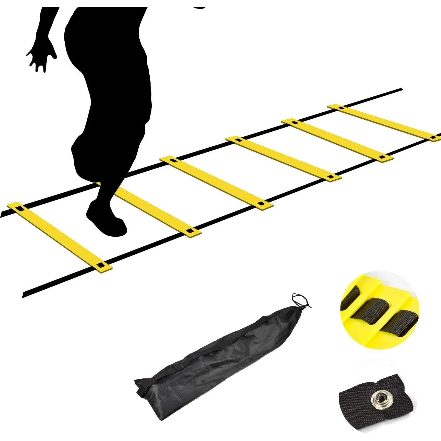 Agility Ladder Speed Ladder 10FT 20FT  Equipment for Football Soccer Basketball with Carrying Bag