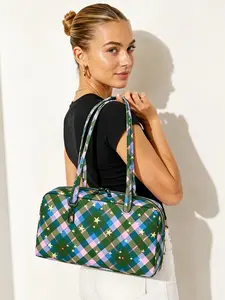 Handheld Tot Bag with Key Ring, Cute Shoulder Bag, Handbag Shoulder Purse, Fashion Patterned Bag, Large Capacity, Suitable for Outdoor Travel and Daily Shopping