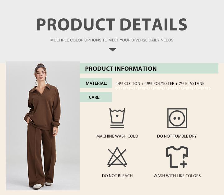 Women's Minimalist Solid Color Split-Neck Sweatshirt, Simple Style Loose Long Sleeve Top, Lady Casual Comfort Outfit