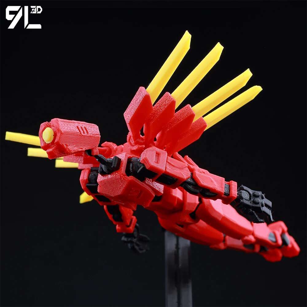 Lucky13 Dummy13 Ultrakill V1 Series Anime Characters-3D Printed Multi-Jointed Deformable Body Posing Model Multi-color Toys Gift Lucky13 Dummy13 Ultrakill V1 Series Anime Characters-3D Printed Multi-Jointed Deformable Body Posing Model Multi-color Toys Gift