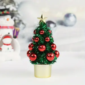 Tabletop Christmas Tree Decorations - Home Supplies with Geometric Ribbon & Cone Styles, Valentines Day/Bonfire Party Atmosphere Ornaments for Living Room, Other Festive Arrangements