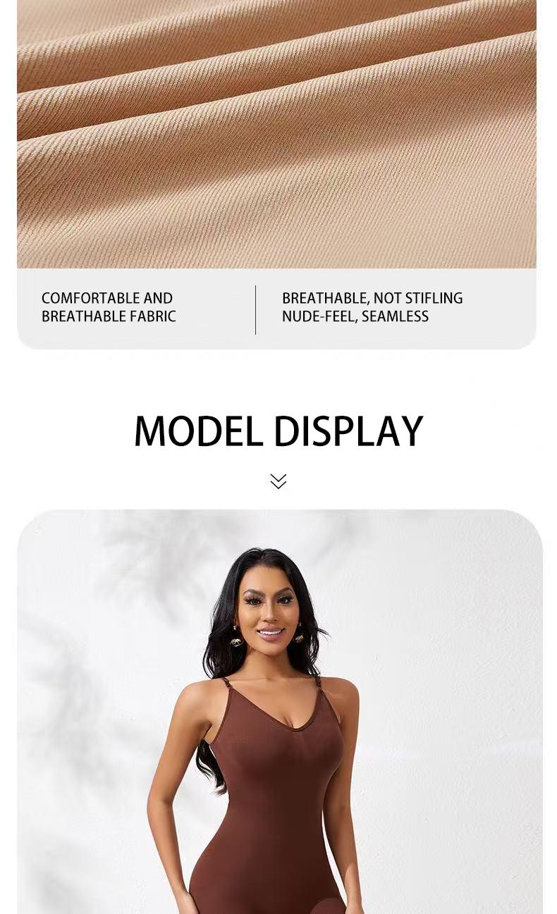 Large Size Colombian Shapewear Faja Waist Trainer Full Body Tummy Control Lift The Hips Hourglass Figure Womenswear Bodysuit Plus Size Seamless Breathable Mesh Panels 4-Way Stretch Comfortable Compression Fabric Unlined Plunge Thong