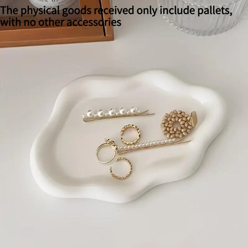 Cloud Shape Jewelry Tray, Multi-Functional Luxury Storage Box, Ideal for Necklaces and Keys, Fashionable Home Organizer, Home Decor Box, Decorative Organizer, Multifunctional Storage