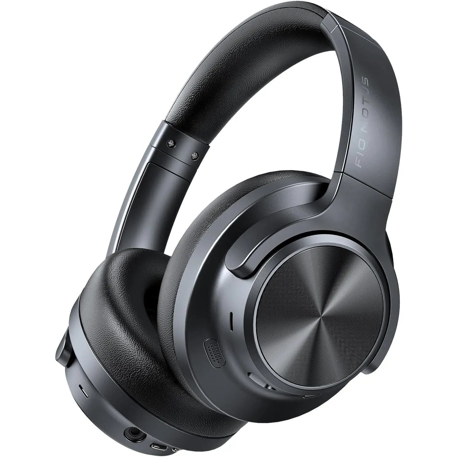 Hybrid Active Noise Cancelling Headphones, 130H Playtime, Wireless Over Ear Bluetooth Headphones, Hi-Res Sound, Deep Bass, Comfort Fit Ear Cups for Travel Home Office, Custom EQ via AppGift