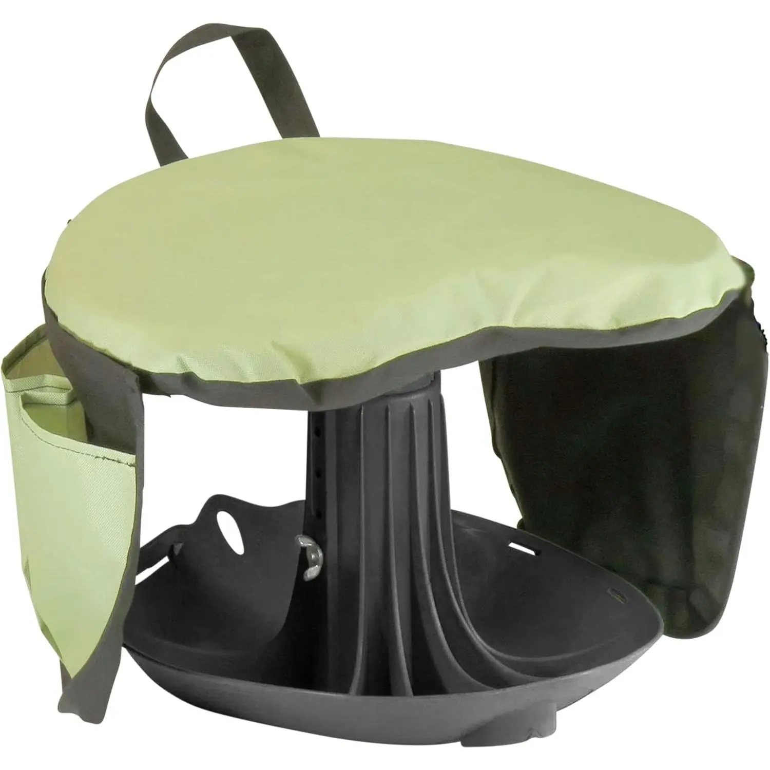 Premium Garden Rocker with Cushion, Cover and Pockets | Gardeners Work Seat Stool for Weeding Planting Tool | Made in USA | Model GB1227