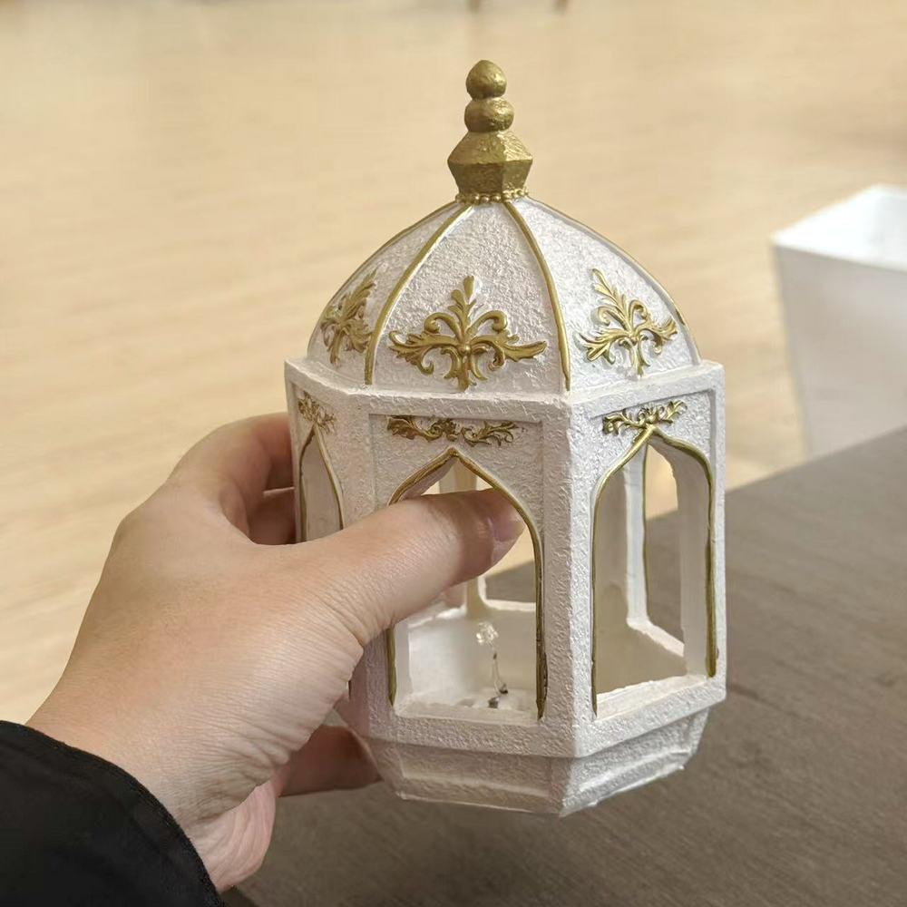 Middle Eastern Moon Castle Incense Burner, Ramadan Decor, Islamic Home Decor, Aromatherapy Ornament