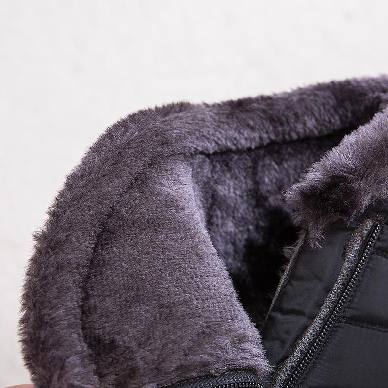 Womens Warm Fur Lined Winter Snow Boots Waterproof Nylon Ankle Boots with Rubber Sole for Outdoor Comfortable Shoes Footwear Black Womens Warm Fur Lined Winter Snow Boots Waterproof Nylon Ankle Boots with Rubber Sole for Outdoor Comfortable Shoes Footwear Black