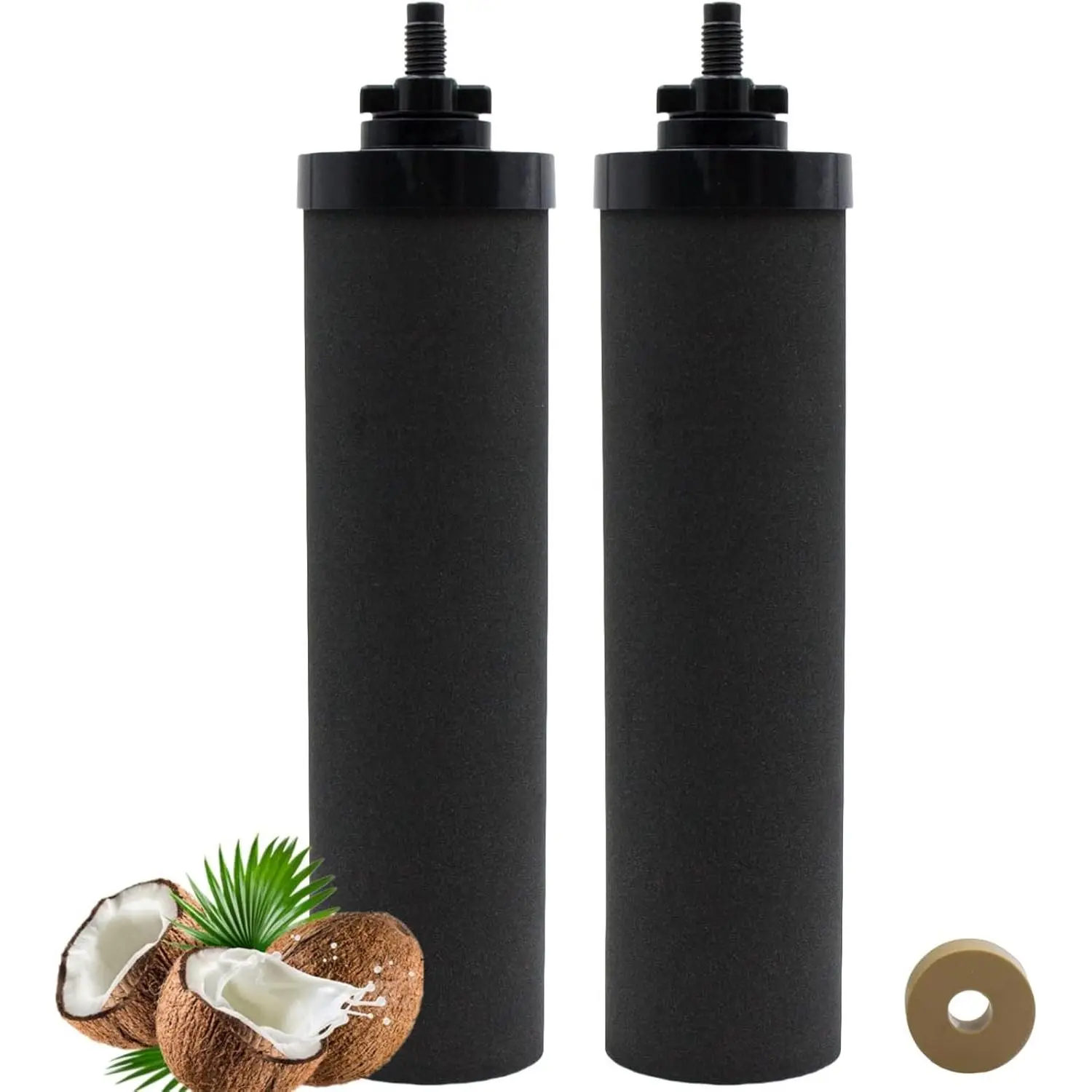 Water Filters Replacement for Berkey, 2 Pack Black Purification Elements for BB9-2 Gravity Filtration System