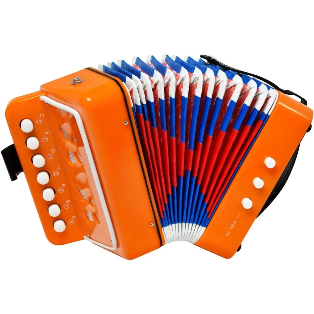 Accordion for Kids 10 Keys Mini Accordion Toy for Boys Girls Beginner Musical Instrument Educational Music Toy Gift for Toddlers 3+ Years Old