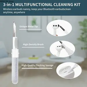 2026 Viral Multi Cleaning Pen for Earbuds, 5-in-1 Versatile Bluetooth Headphone Cleaner Tool, Deep Clean Electronics Gadget Kit