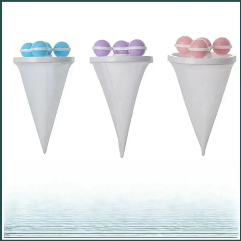 3-Pack Washing Machine Hair Filter, Floating Hair Remover, No Power Needed, Durable Material, Easy to Use, Ideal for Home Laundry