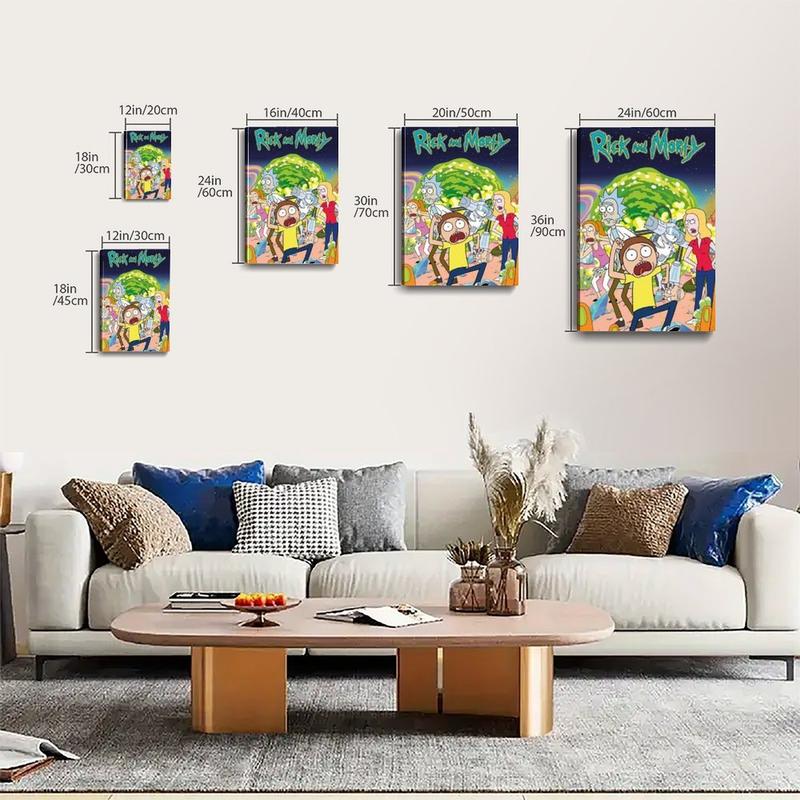 Rick And MortyPoster for Bedroom Aesthetic Canvas Wall Art Living Room Painting Picture Print Modern Family Decor Artist Bathroom Landscape Rick And MortyPoster for Bedroom Aesthetic Canvas Wall Art Living Room Painting Picture Print Modern Family Decor Artist Bathroom Landscape